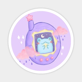 Tamagotchi Frog Retro Magnet